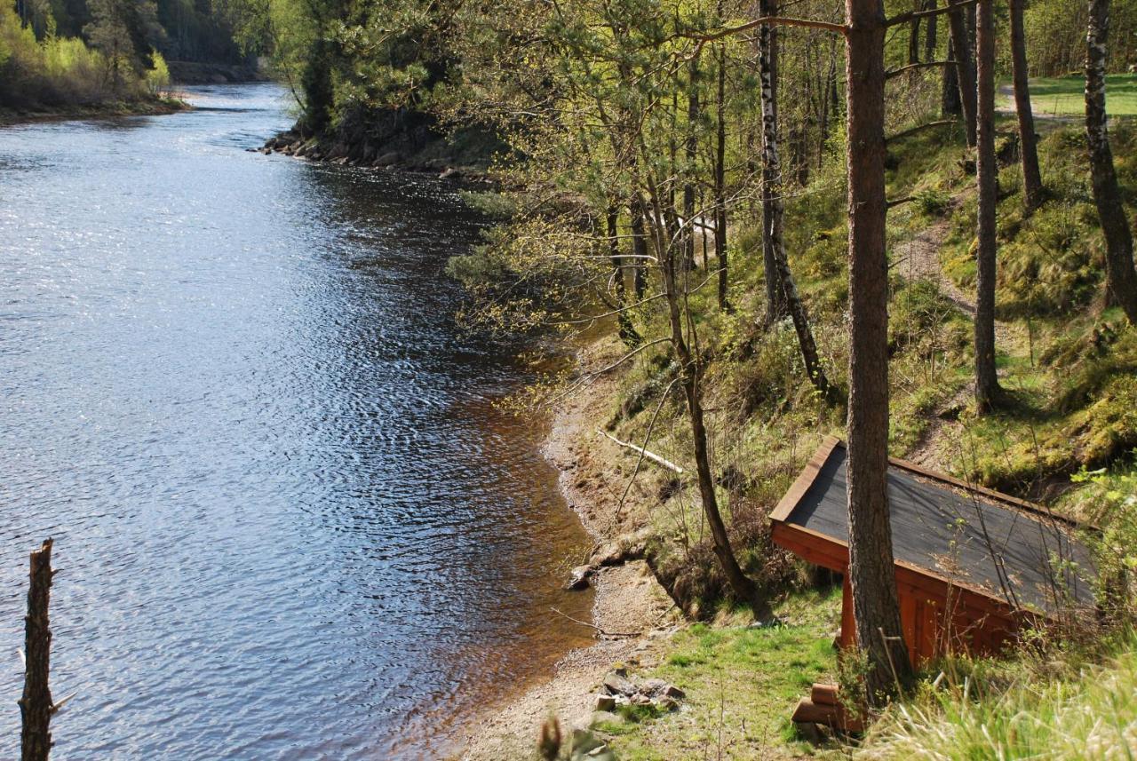 Mandalselva Laksehytter Marnardal Exteriör bild