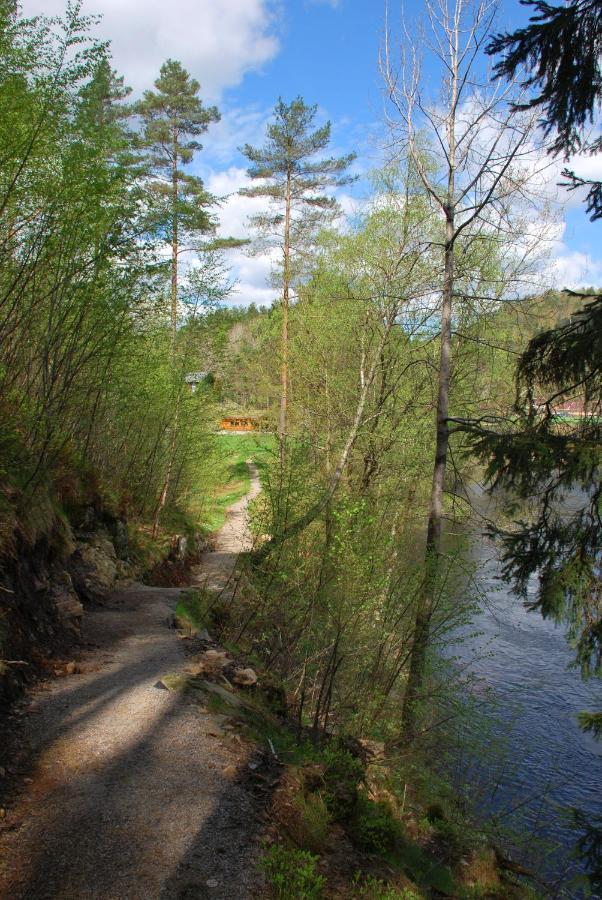 Mandalselva Laksehytter Marnardal Exteriör bild